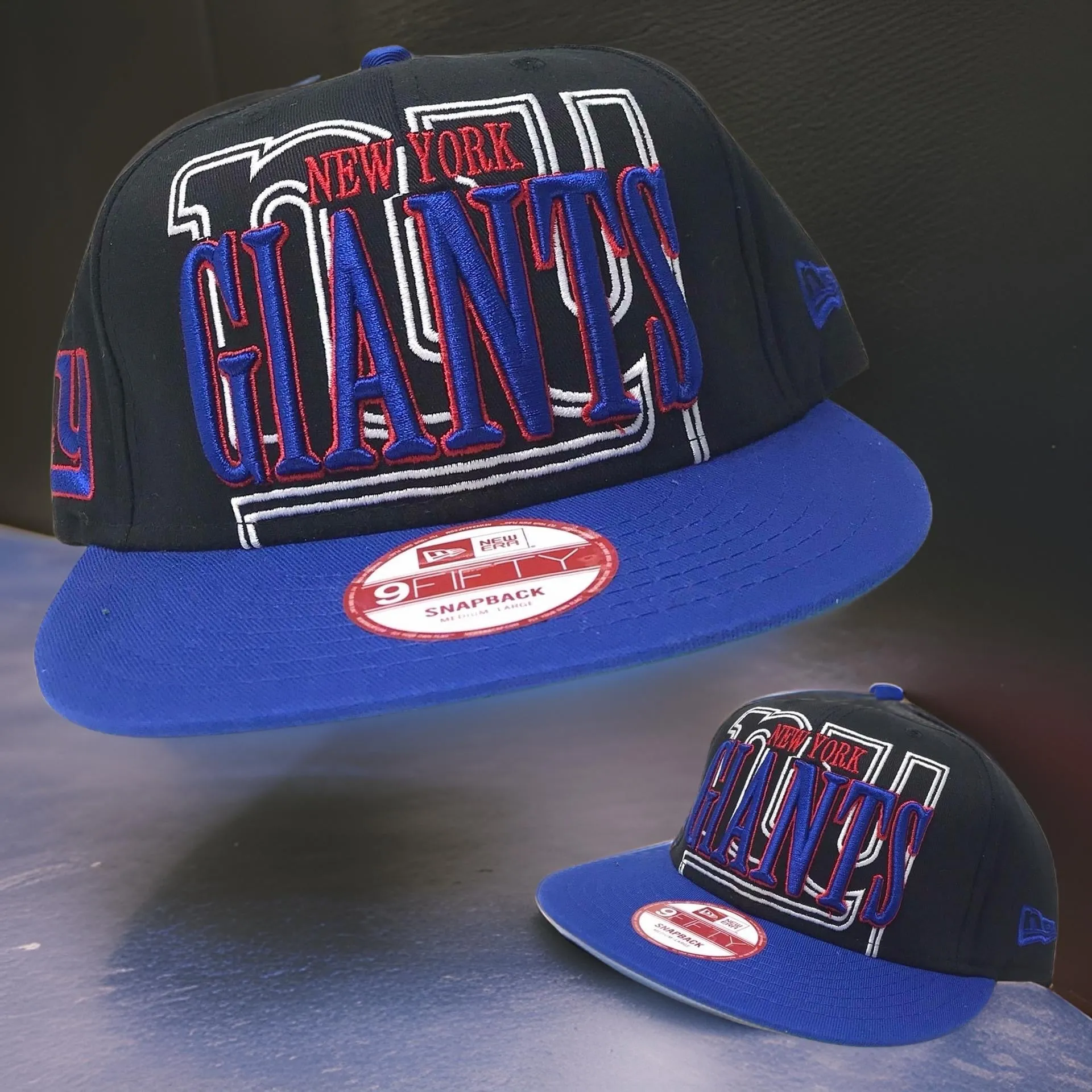 *New York Giants* snapback hats by New Era