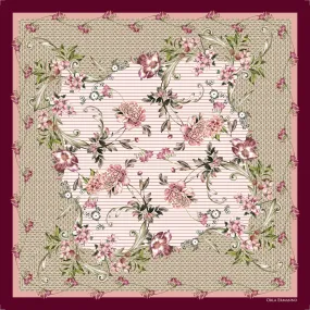 Orla Ermanno Linea Floreale Pink OE346-1 90cm