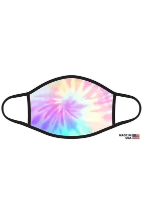 Pastel Rainbow Graphic Printed Face Mask Unisex Adult