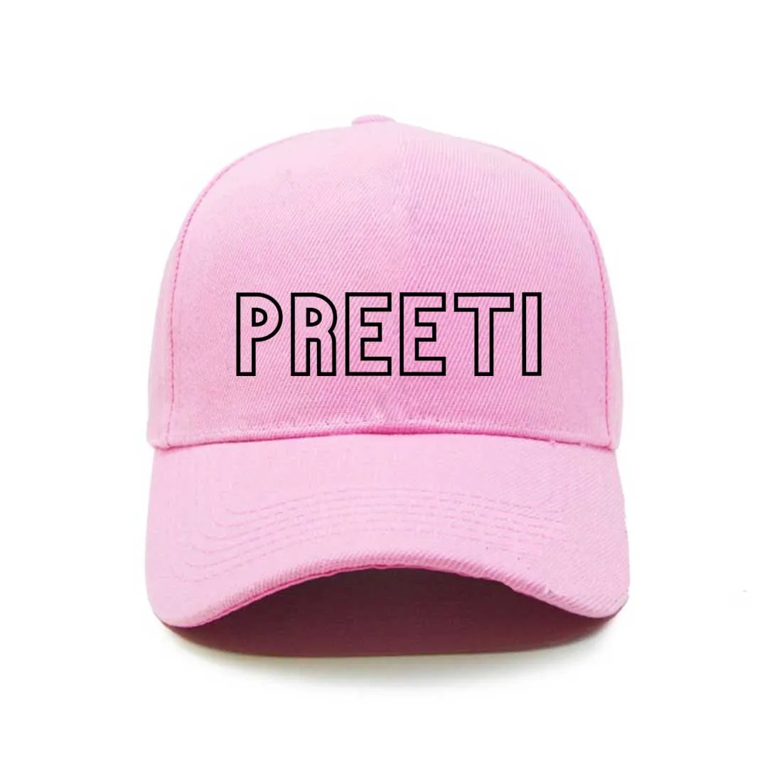 Pink Caps for Women Ladies - Add Name