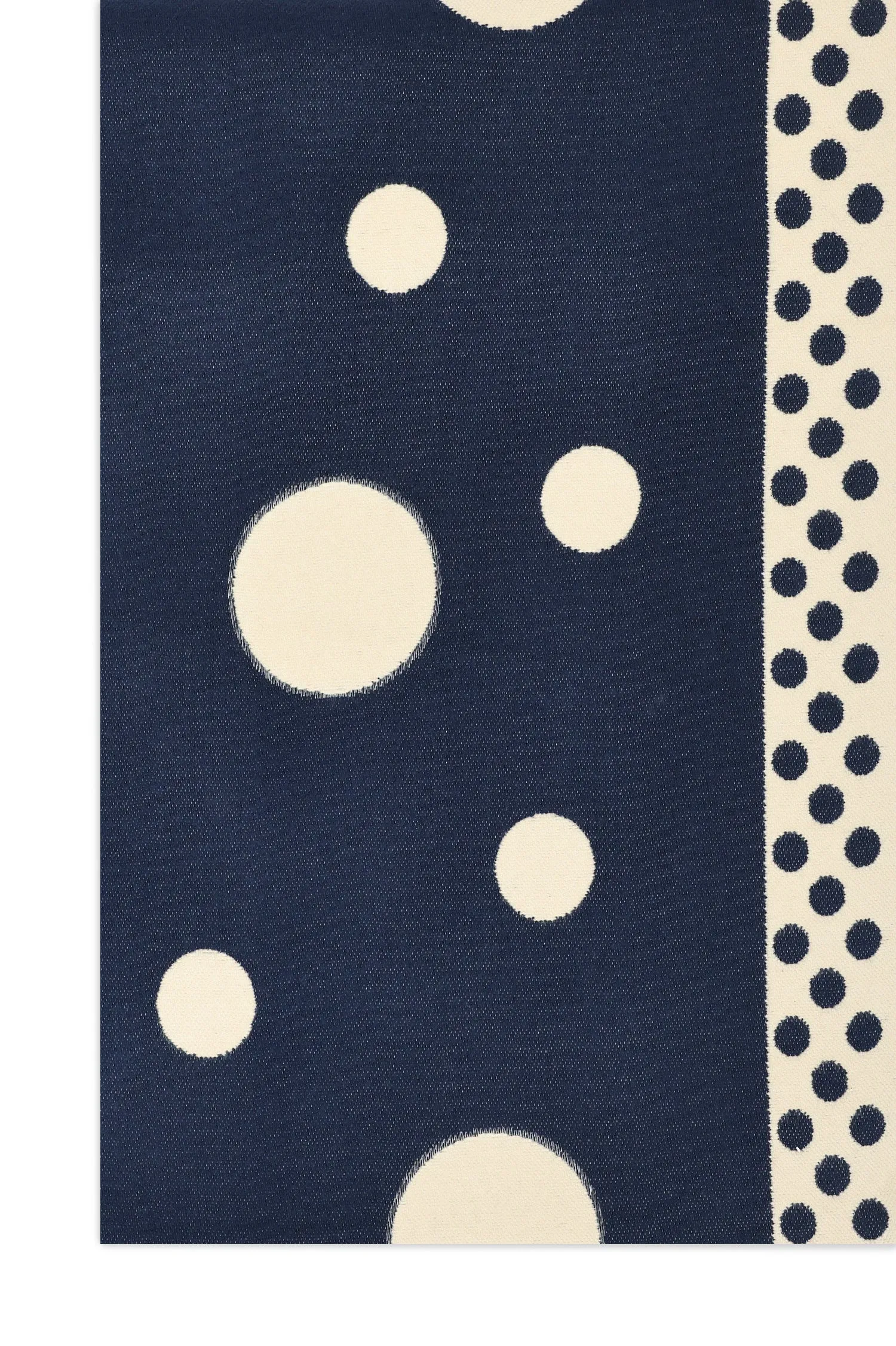 POLKA HARMONY SCARF-NAVY