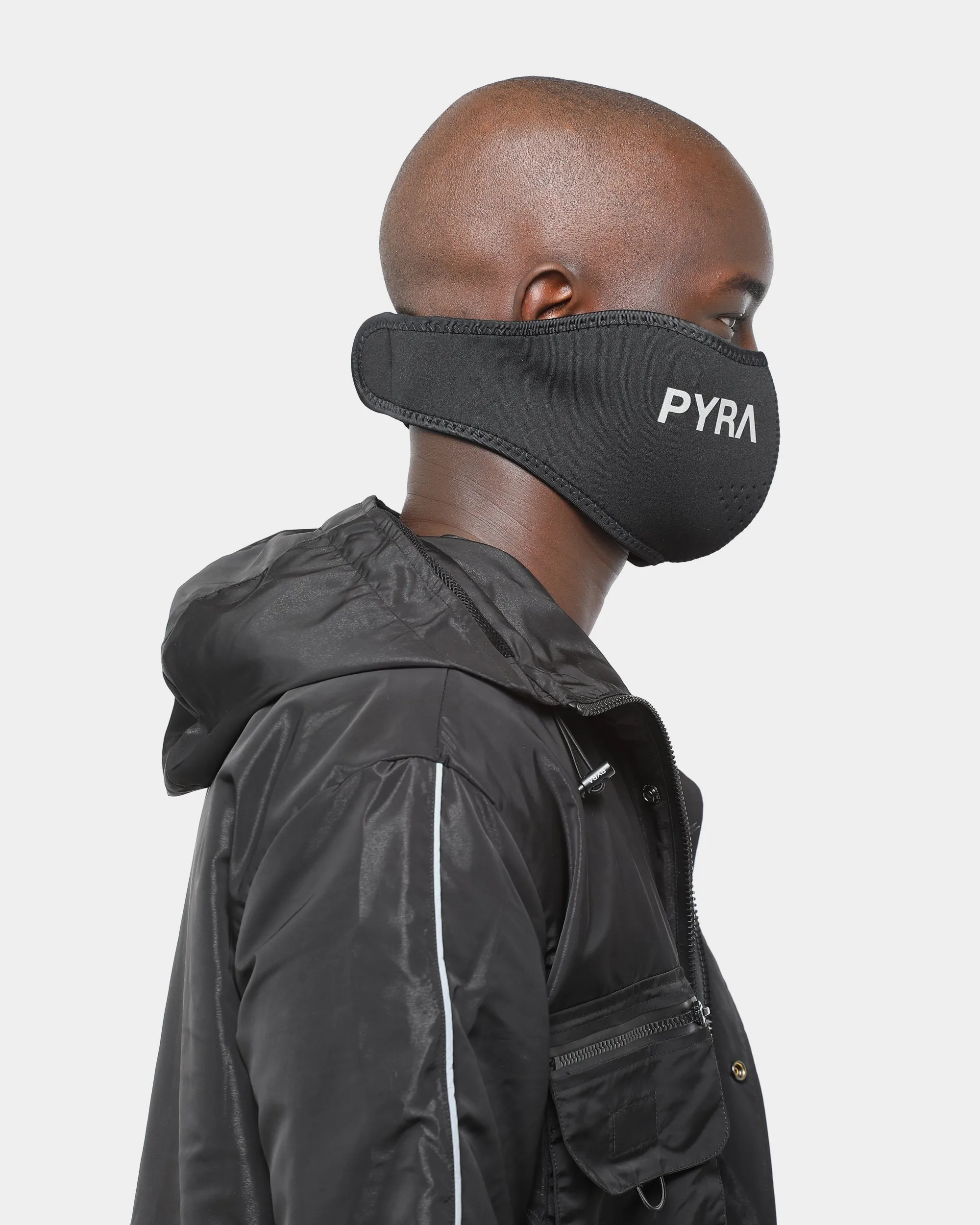 PYRA Men's Neoprene Guard Face Mask Black