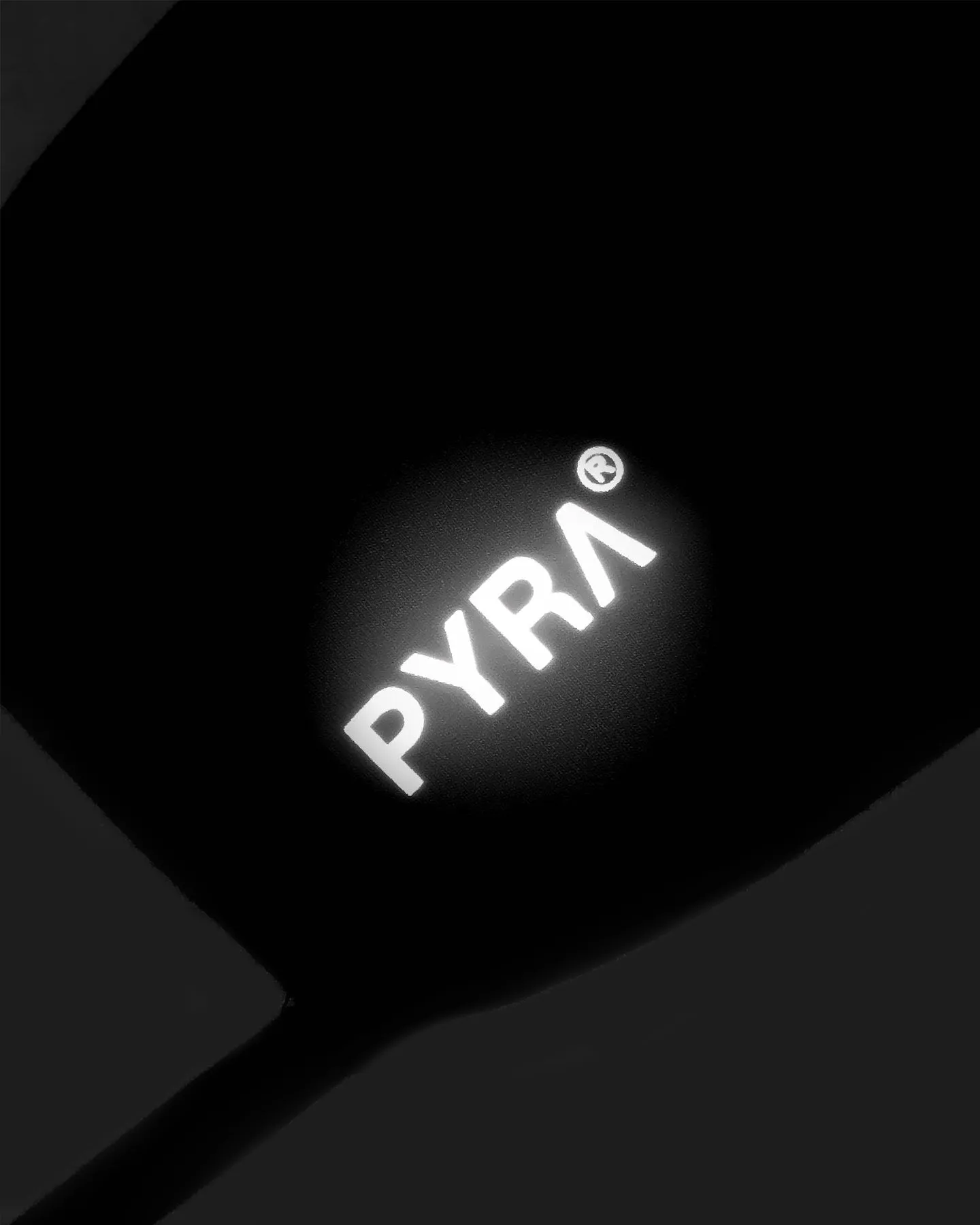 PYRA Reflective Logo Triple Layer Face Mask Black/3M