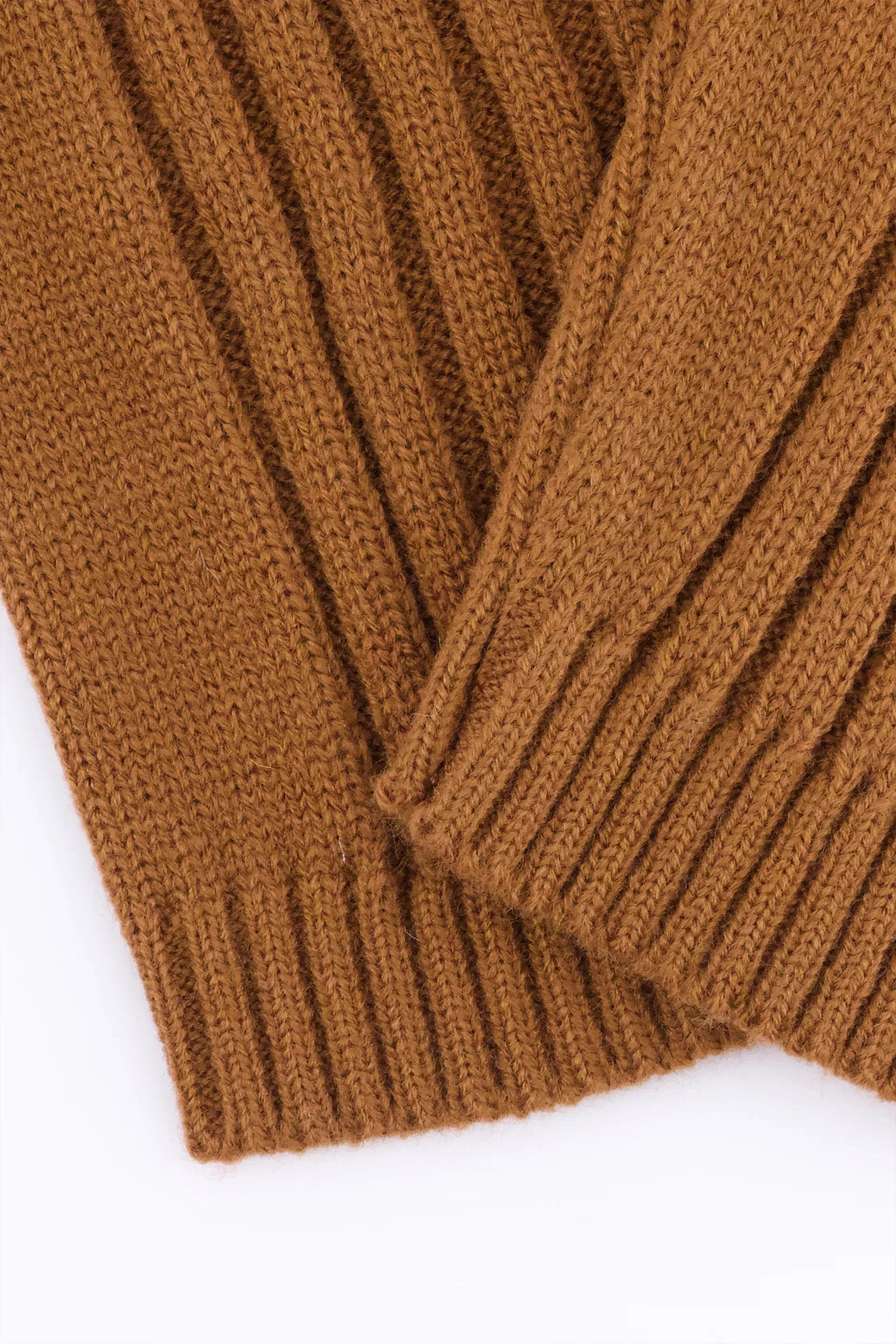 Rib Knit Fingerless Gloves