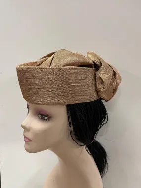 Rose Gold Aso Oke Cap/Zara Cap