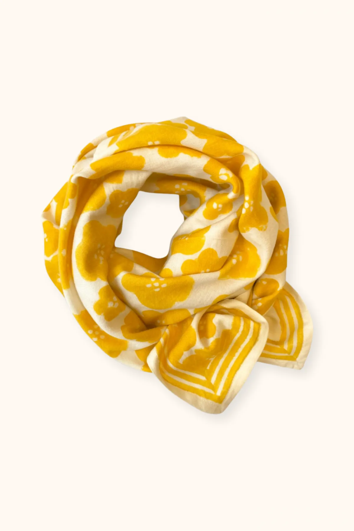 Scarf "Flora Bold" Citron - وشاح