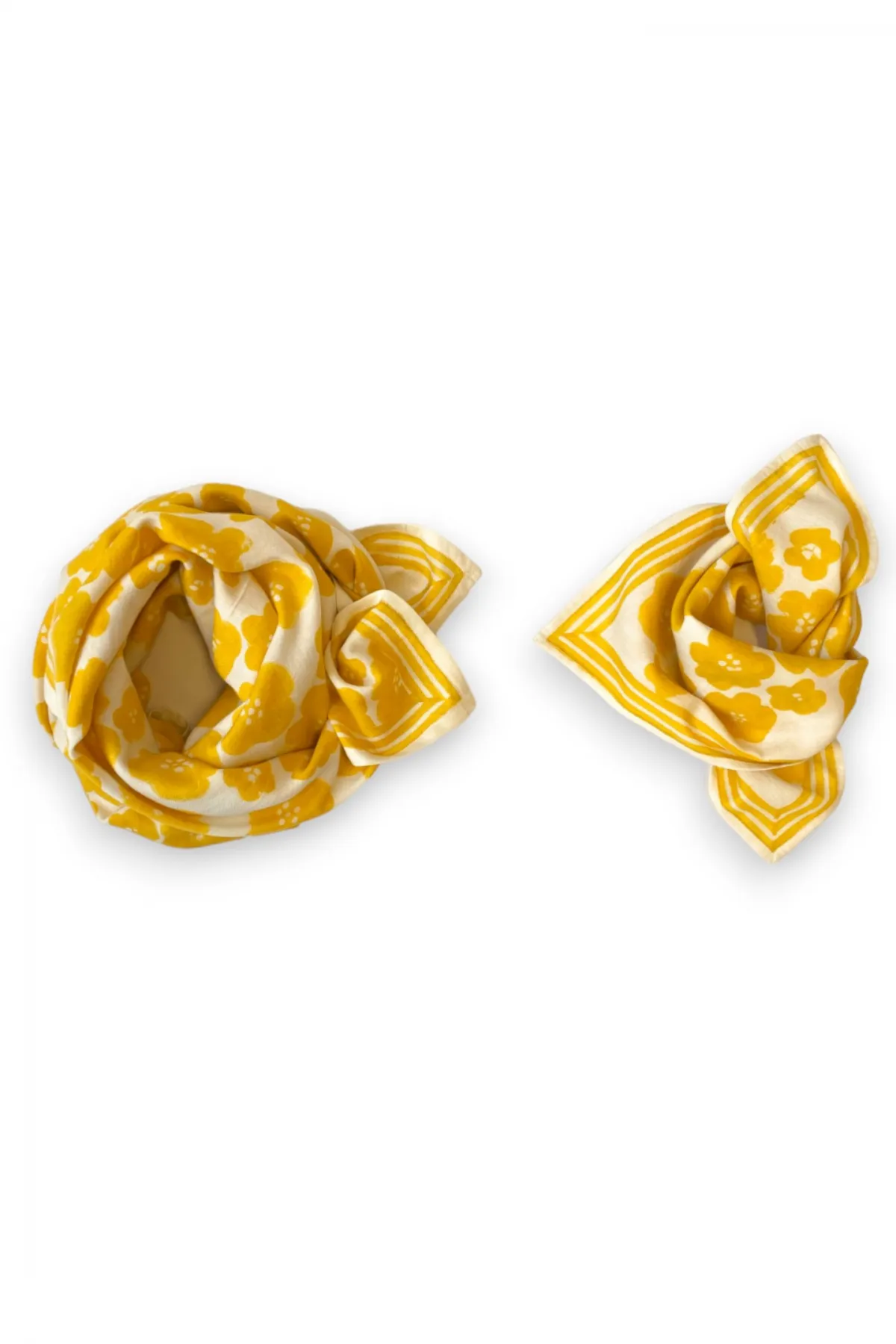 Scarf "Flora Bold" Citron - وشاح