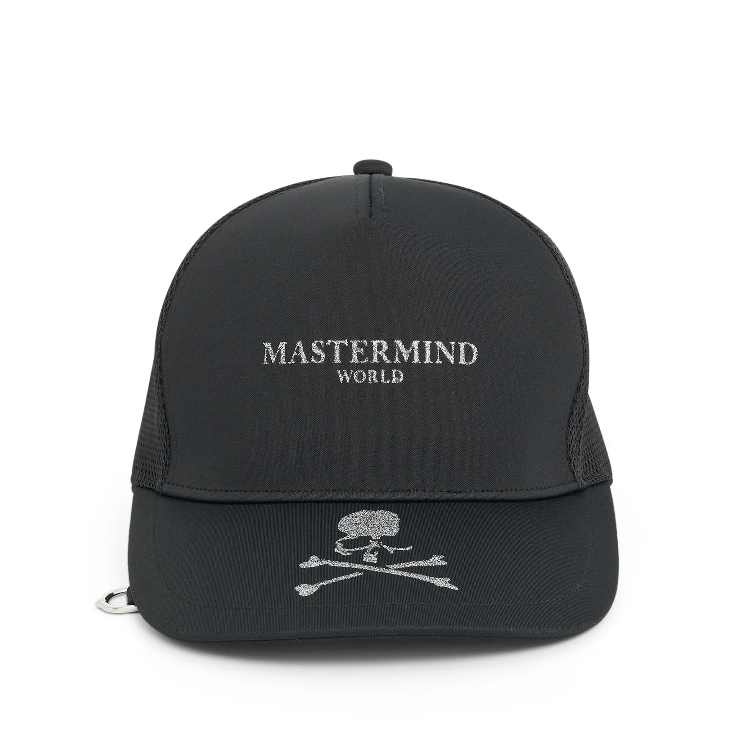 Skull Logo Cap in Black