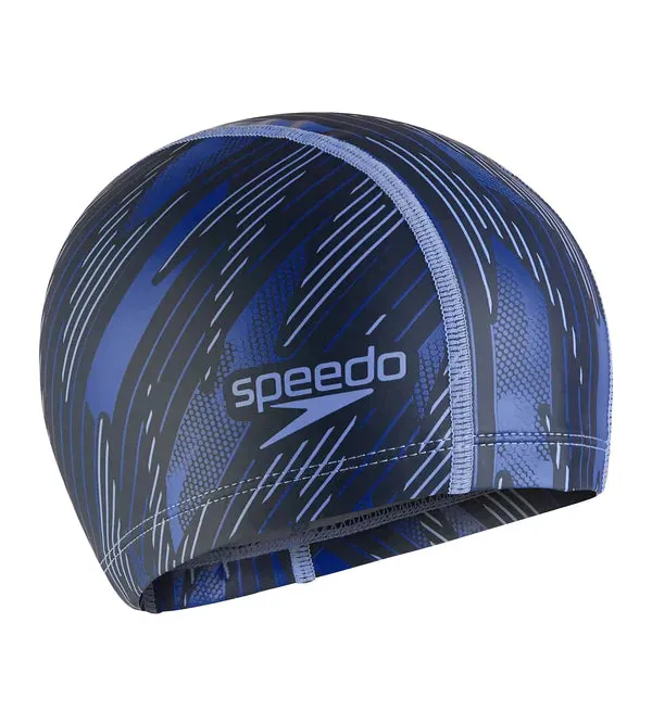 Speedo Unisex Adult Boom Ultra Pace Swim Caps (Black/Blue)