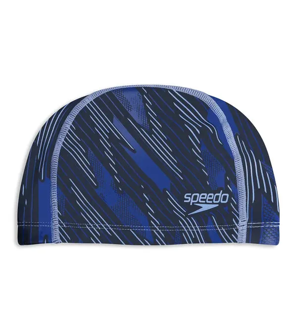 Speedo Unisex Adult Boom Ultra Pace Swim Caps (Black/Blue)