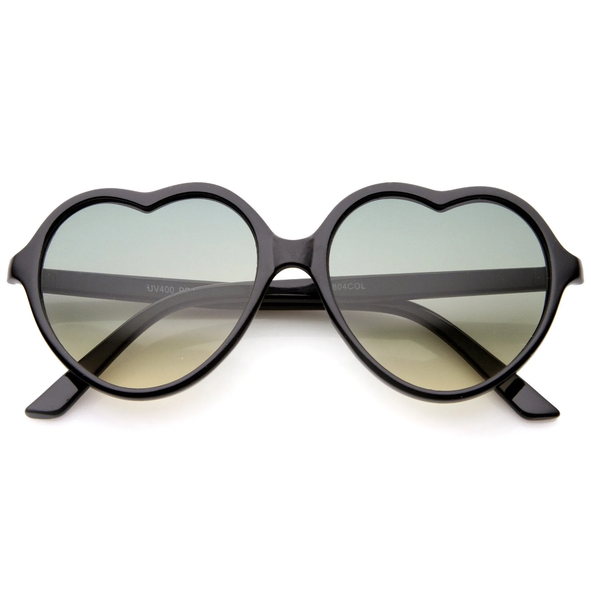 Women's Heart Shaped Gradient Lens Sunglasses A634