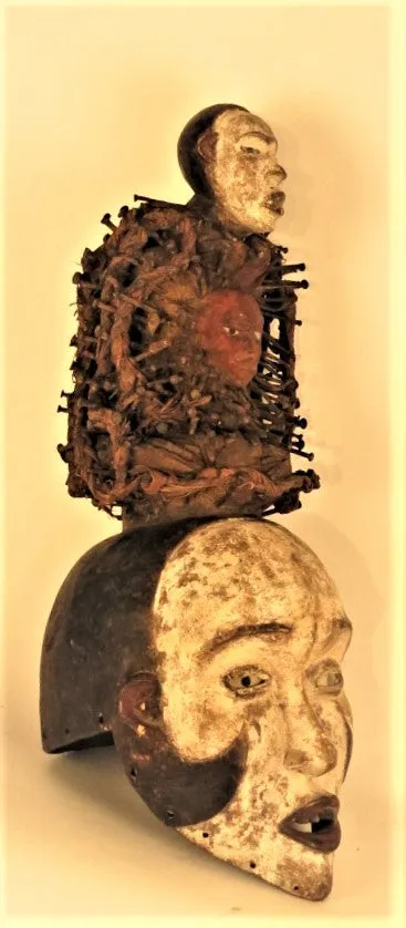 Yombe Mask with fetish