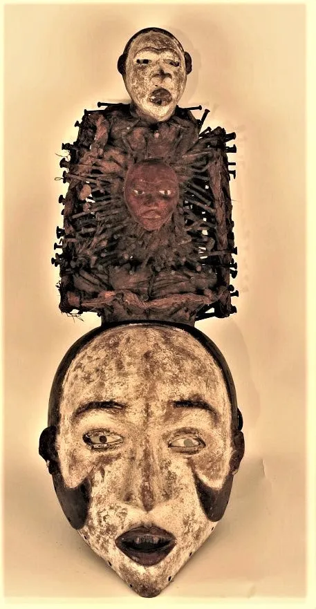 Yombe Mask with fetish